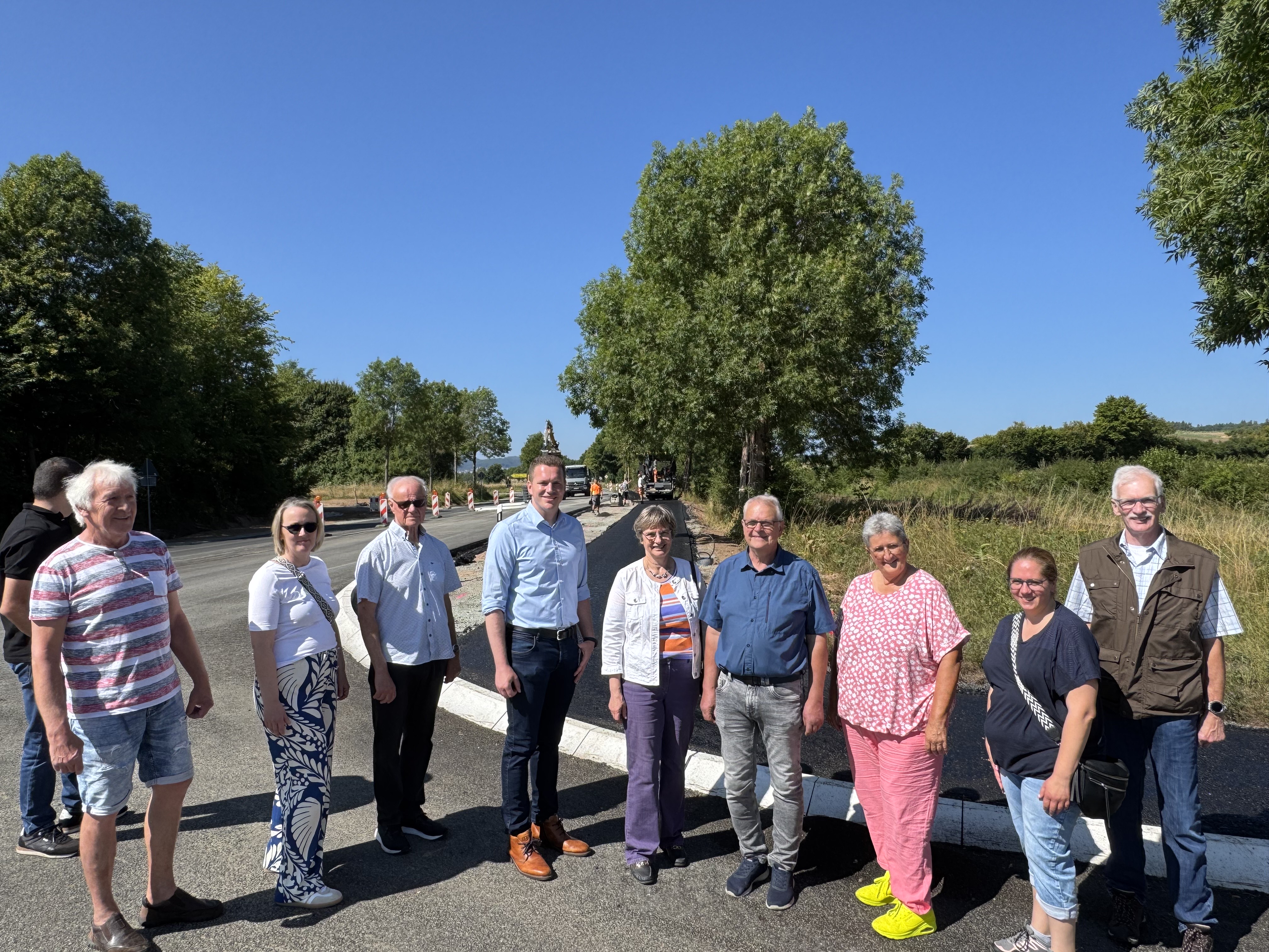 Baustellen-Besichtigung der neuen Straenberfhrung bei Haine

 Foto: Nils Hofmann